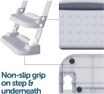 Potty Training Ladder - Soft Cushioned Seat, Adjustable Height, Collapsible, Non-Slip with Splash Guard - Ready Step Go! - Jool Baby - Image 5